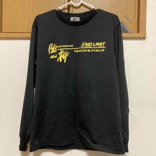 Nishi陸神　ロングTシャツ　ブラックMサイズ(陸上競技)