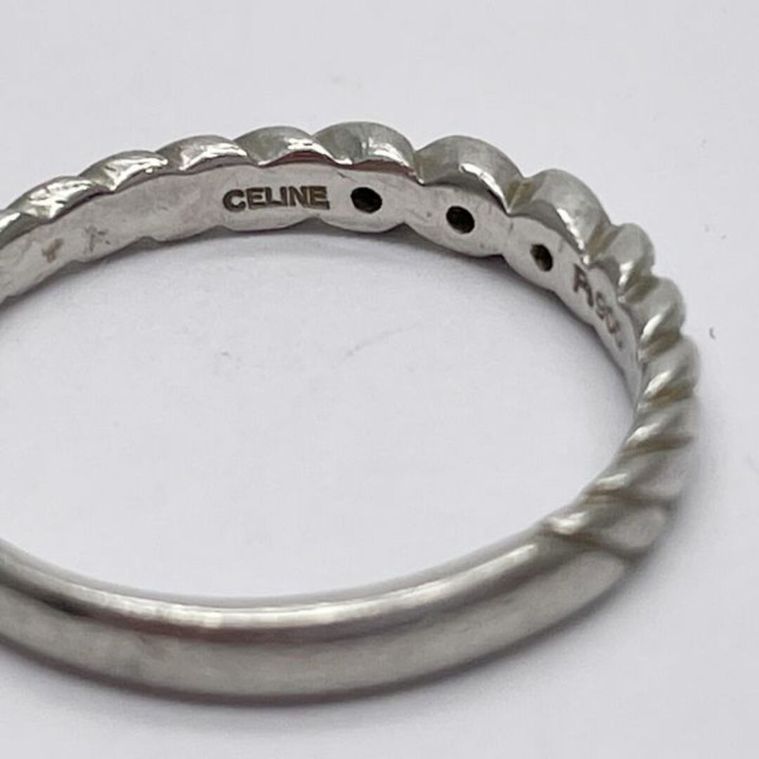CELINE ツイスト 0.04ct 10号 リング・指輪 Pt900 ダイヤモンド