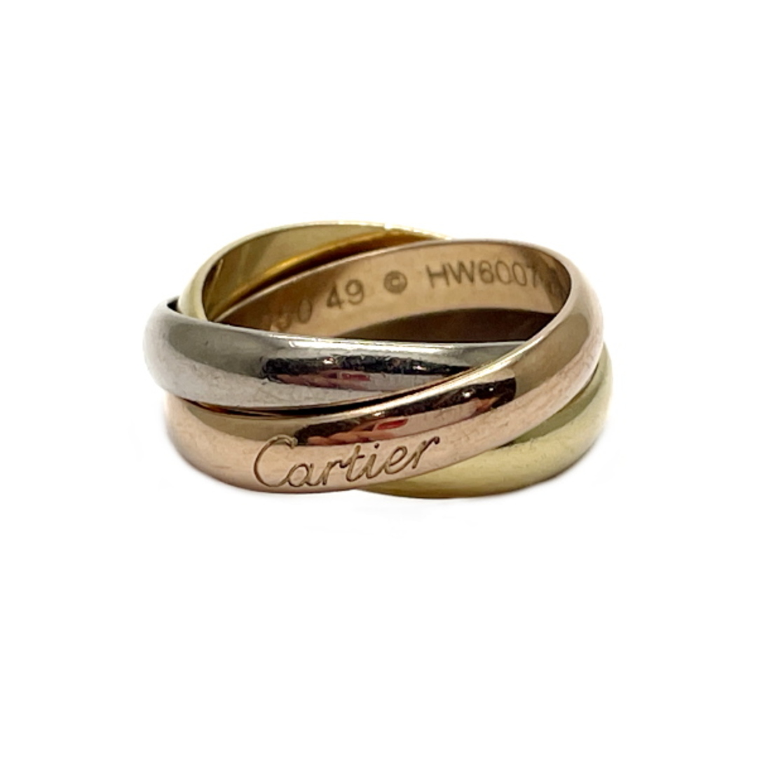 Cartier(カルティエ)のCARTIER トリニティ 3連 49/8号 リング・指輪 K18YG K18PG K18WG レディースのアクセサリー(リング(指輪))の商品写真