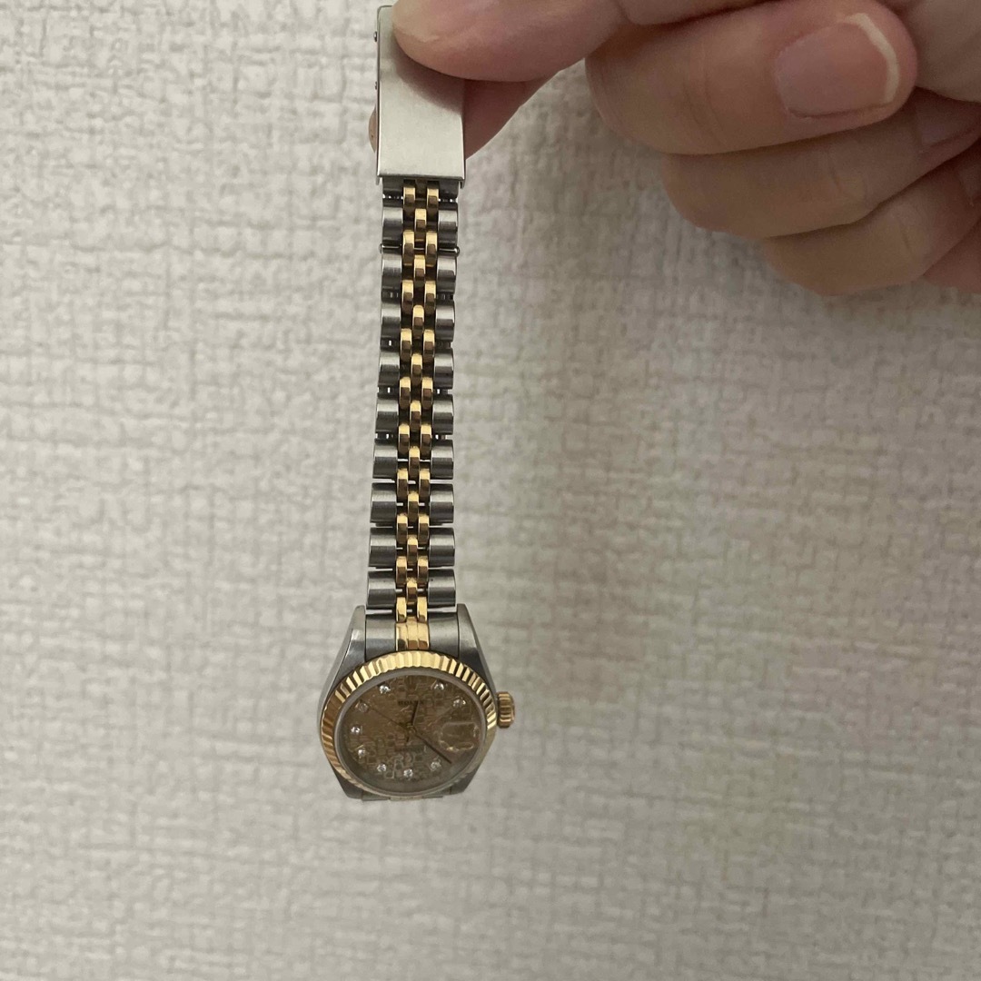 ROLEX(ロレックス)のROLEX   ディジャスト　ダイヤモンド　コンピューター10P 文字盤 レディースのファッション小物(腕時計)の商品写真