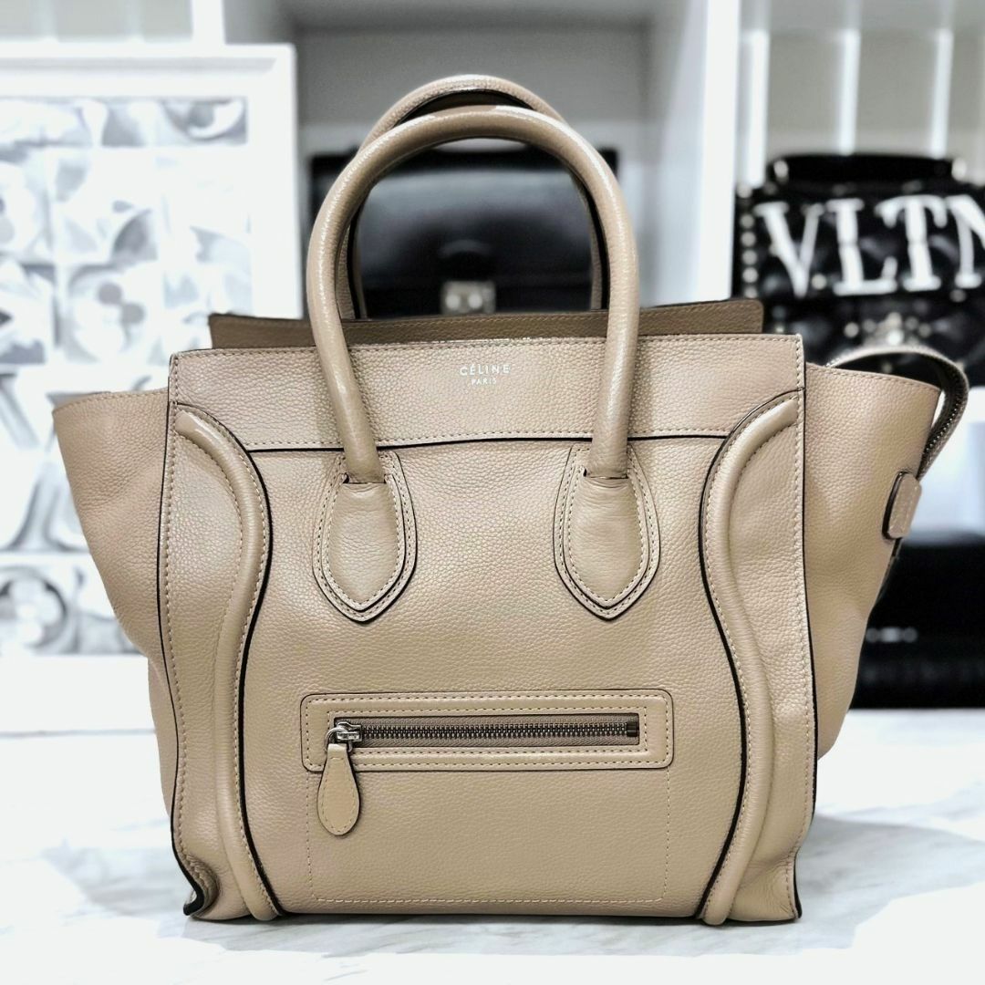 celine - セリーヌ ラゲージ ミニ デューン レザー トートバッグの通販