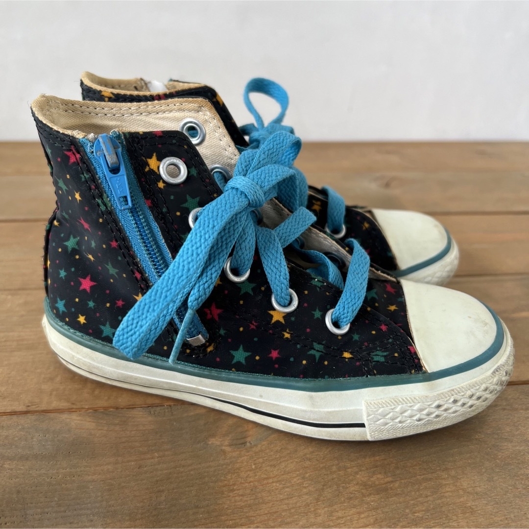 ALL STAR（CONVERSE）(オールスター)のコンバース　コンバースオールスター　ハイカットスニーカー　スニーカー　17㎝　星 キッズ/ベビー/マタニティのキッズ靴/シューズ(15cm~)(スニーカー)の商品写真