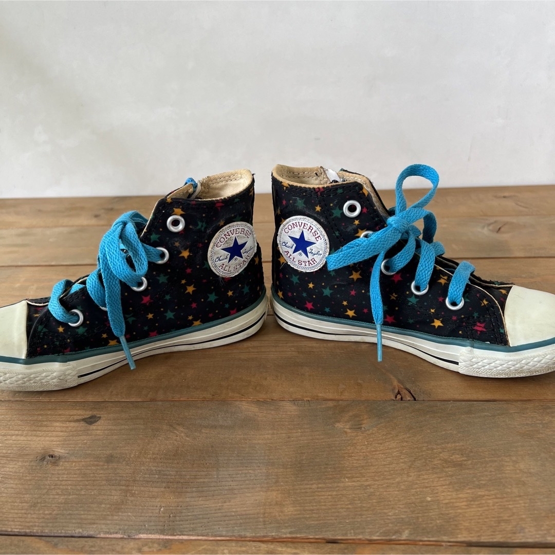 ALL STAR（CONVERSE）(オールスター)のコンバース　コンバースオールスター　ハイカットスニーカー　スニーカー　17㎝　星 キッズ/ベビー/マタニティのキッズ靴/シューズ(15cm~)(スニーカー)の商品写真