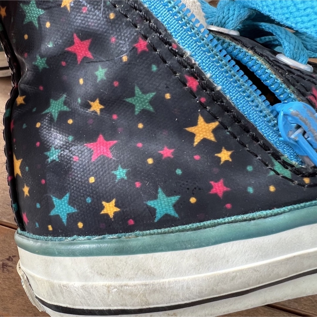 ALL STAR（CONVERSE）(オールスター)のコンバース　コンバースオールスター　ハイカットスニーカー　スニーカー　17㎝　星 キッズ/ベビー/マタニティのキッズ靴/シューズ(15cm~)(スニーカー)の商品写真