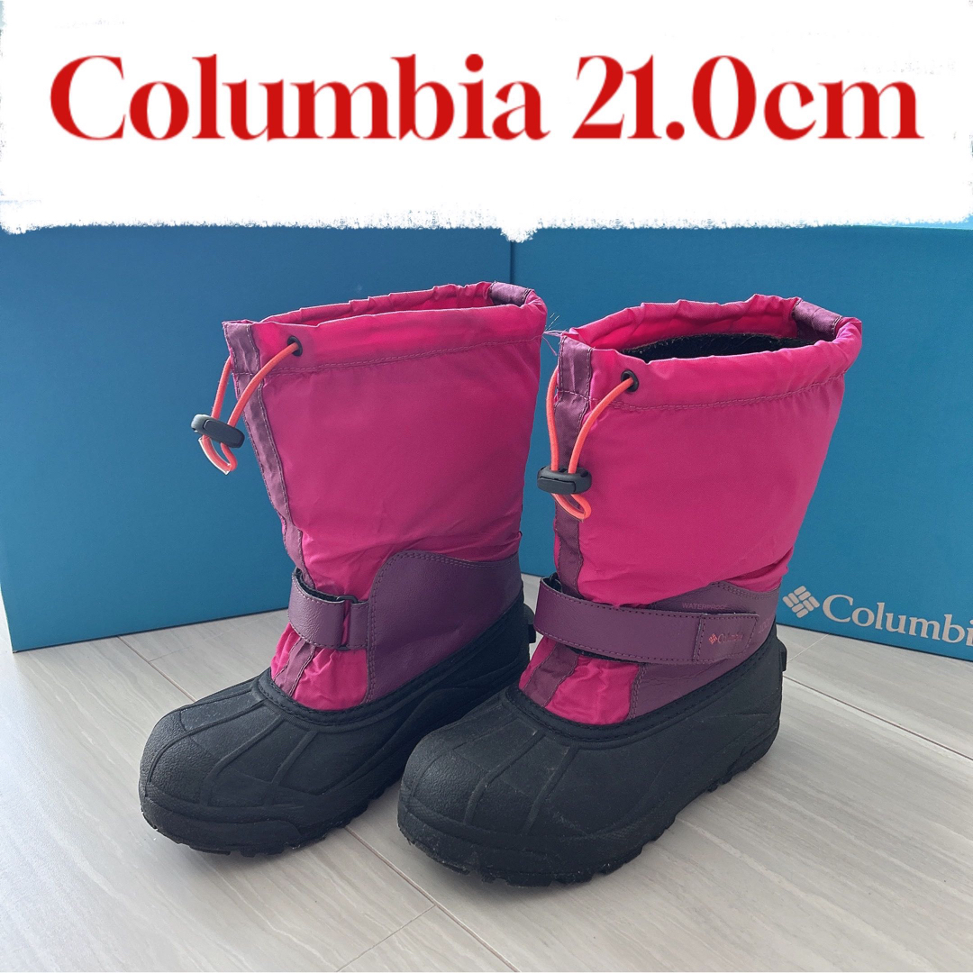 Columbia - Columbia(コロンビア)冬用ブーツ✨21cm ピンクの通販 by ...