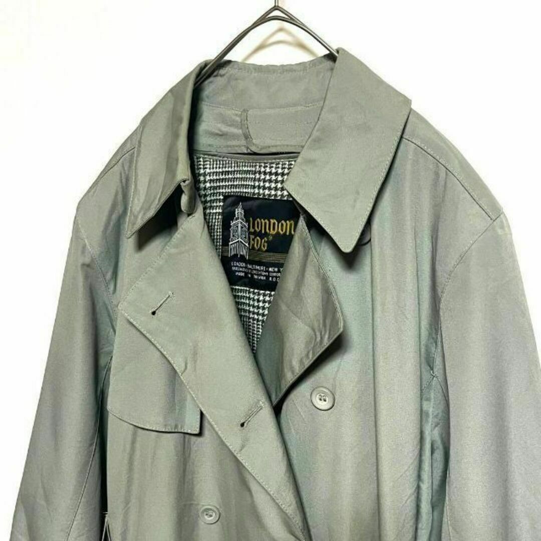 90s US古着 ロンドンフォグ トレンチコート 120㎝丈 着脱ライナー XL