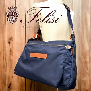 フェリージ(Felisi)のフェリージ Felisi ショルダーバッグ 9311 ブルー A3収納(ショルダーバッグ)