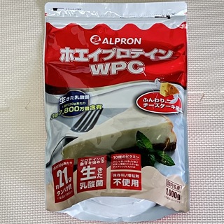 アルプロン(ALPRON)のアルプロン ホエイプロテイン WPC ふんわりチーズケーキ風味　1kg(プロテイン)