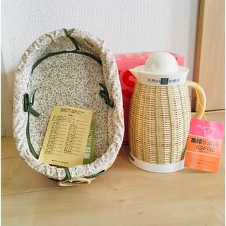 象印 - 【象印】籐ポット&アイスペール ギフトセット 保温保冷OKの通販