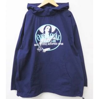 TENDERLOIN テンダーロイン T-PAISLEY HOODED ペイズリー バンダナ フーディー パーカー ネイビー系 S