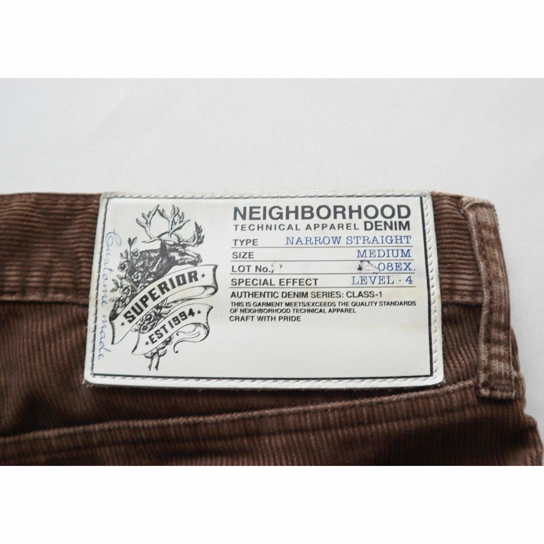 NEIGHBORHOOD　ヴィンテージ加工 サベージ コーデュロイパンツ