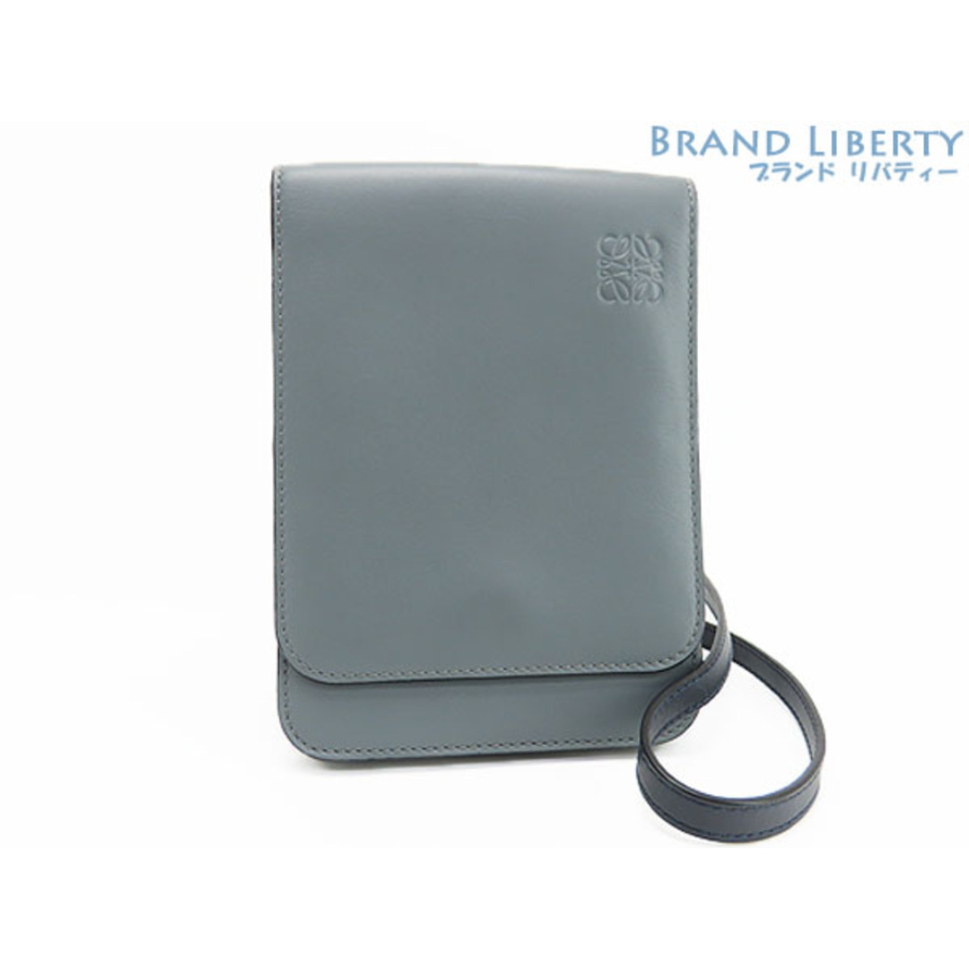 LOEWE - 美品ロエベアナグラムフラット ガセット クロスボディバッグ
