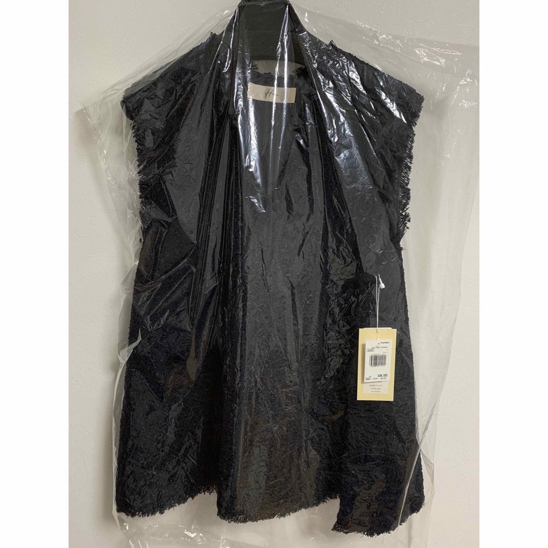 kana様専用【新品*タグ付】Heve ツイードジレ*ネイビーの通販 by