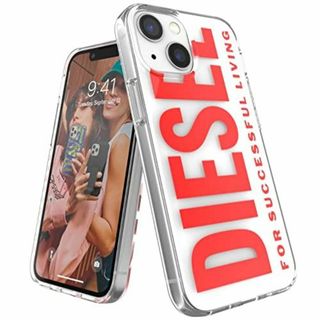 【色: ホワイト/レッドロゴ】DIESEL iPhone13mini 12min(その他)