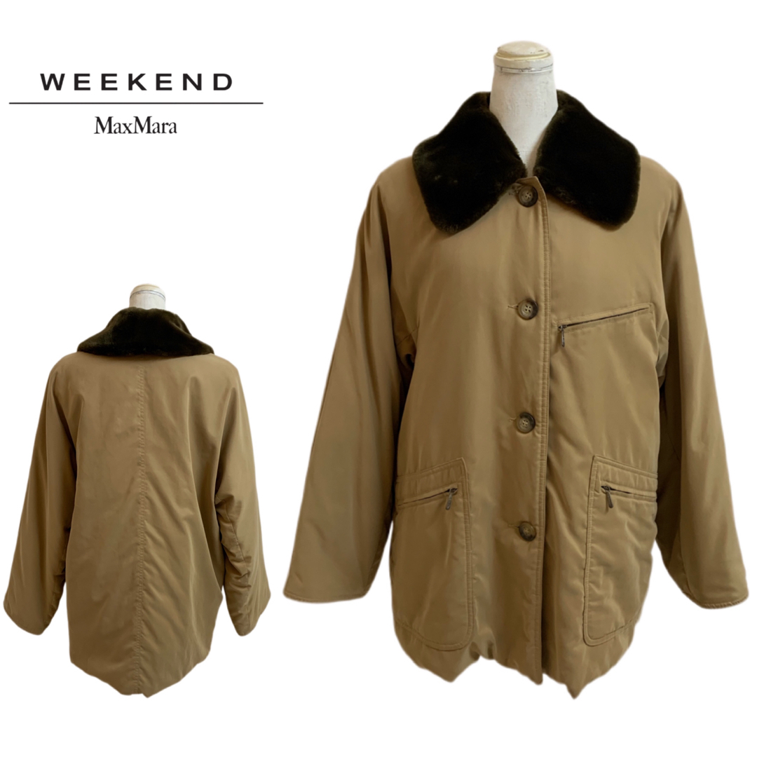 WEEKEND MaxMara VINTAGE イタリア製 中綿入りハーフコート | フリマアプリ ラクマ