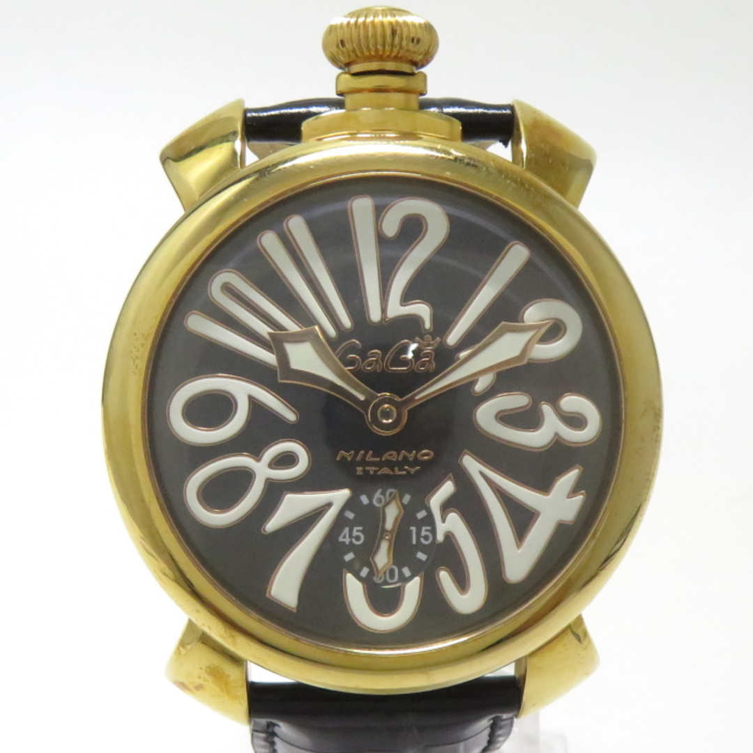 GaGa MILANO(ガガミラノ)のGaGa MILANO マヌアーレ48 MANUALE 腕時計 手巻き レディースのファッション小物(ベルト)の商品写真