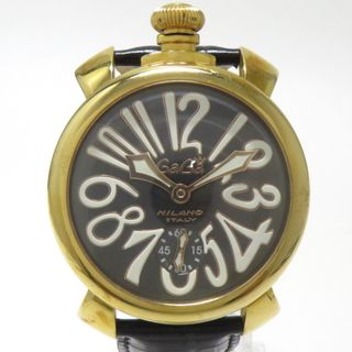ガガミラノ(GaGa MILANO)のGaGa MILANO マヌアーレ48 MANUALE 腕時計 手巻き(ベルト)