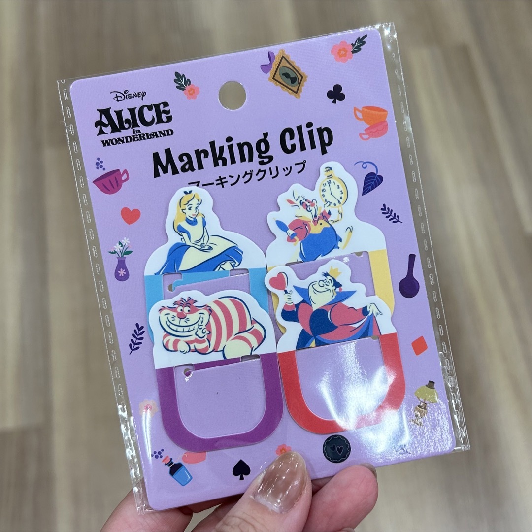 Disney(ディズニー)のディズニー アリス マーキングクリップ エンタメ/ホビーのおもちゃ/ぬいぐるみ(キャラクターグッズ)の商品写真