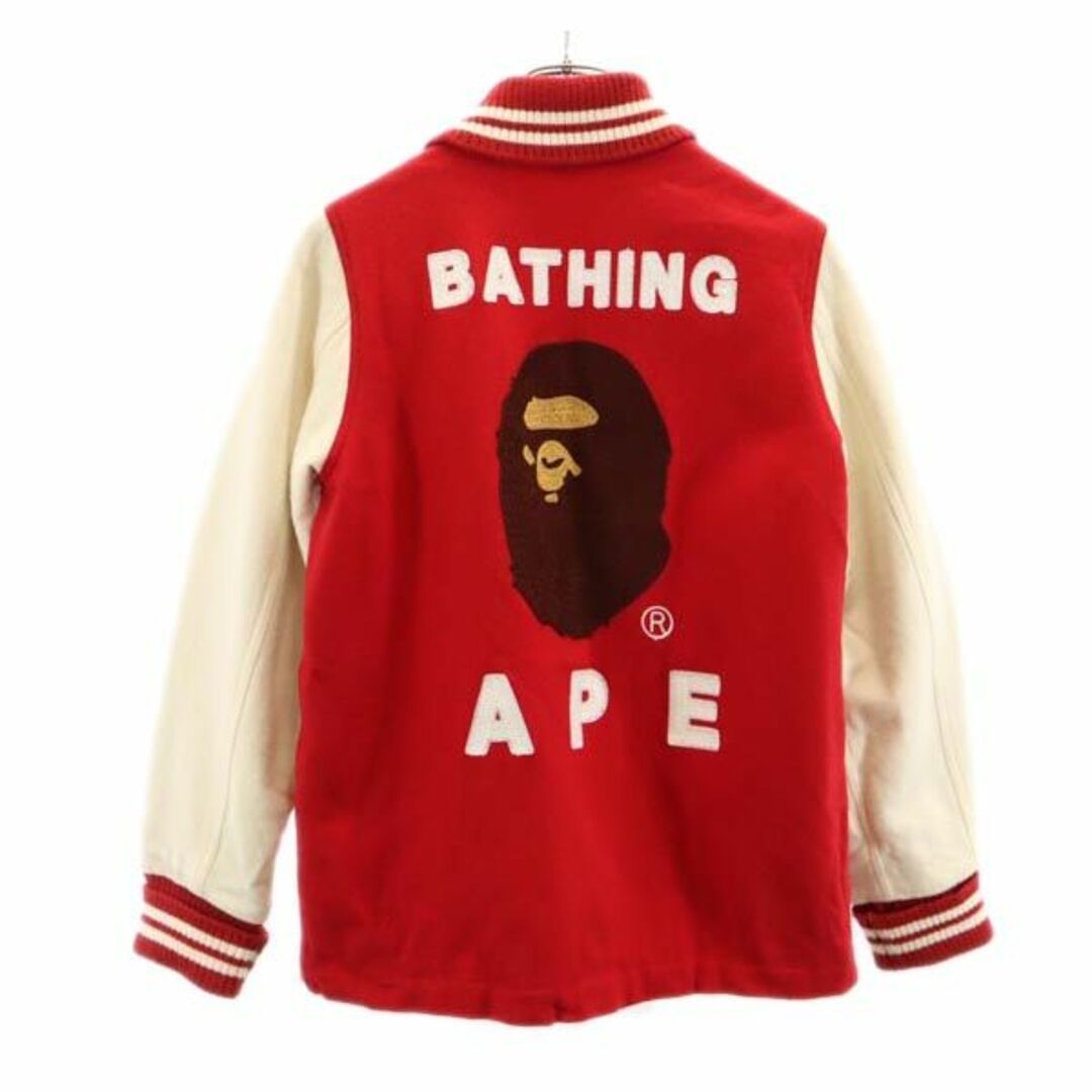 A BATHING APE - アベイシングエイプ 日本製 ウールブレンド バック