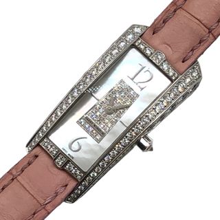 ハリーウィンストン(HARRY WINSTON)の　ハリーウィンストン HARRY WINSTON アヴェニュー　ホワイトシェル 340LQW ピンク K18WG レディース 腕時計(腕時計)