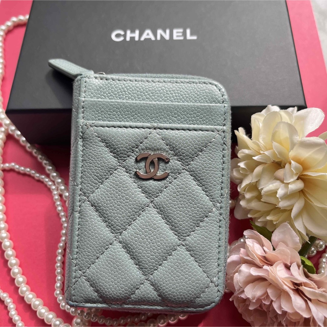 ★正規品 超美品★30番台 CHANEL シャネル 財布素材ラムスキン