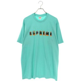シュプリーム Tシャツ・カットソー(メンズ)(ブルー・ネイビー/青色系