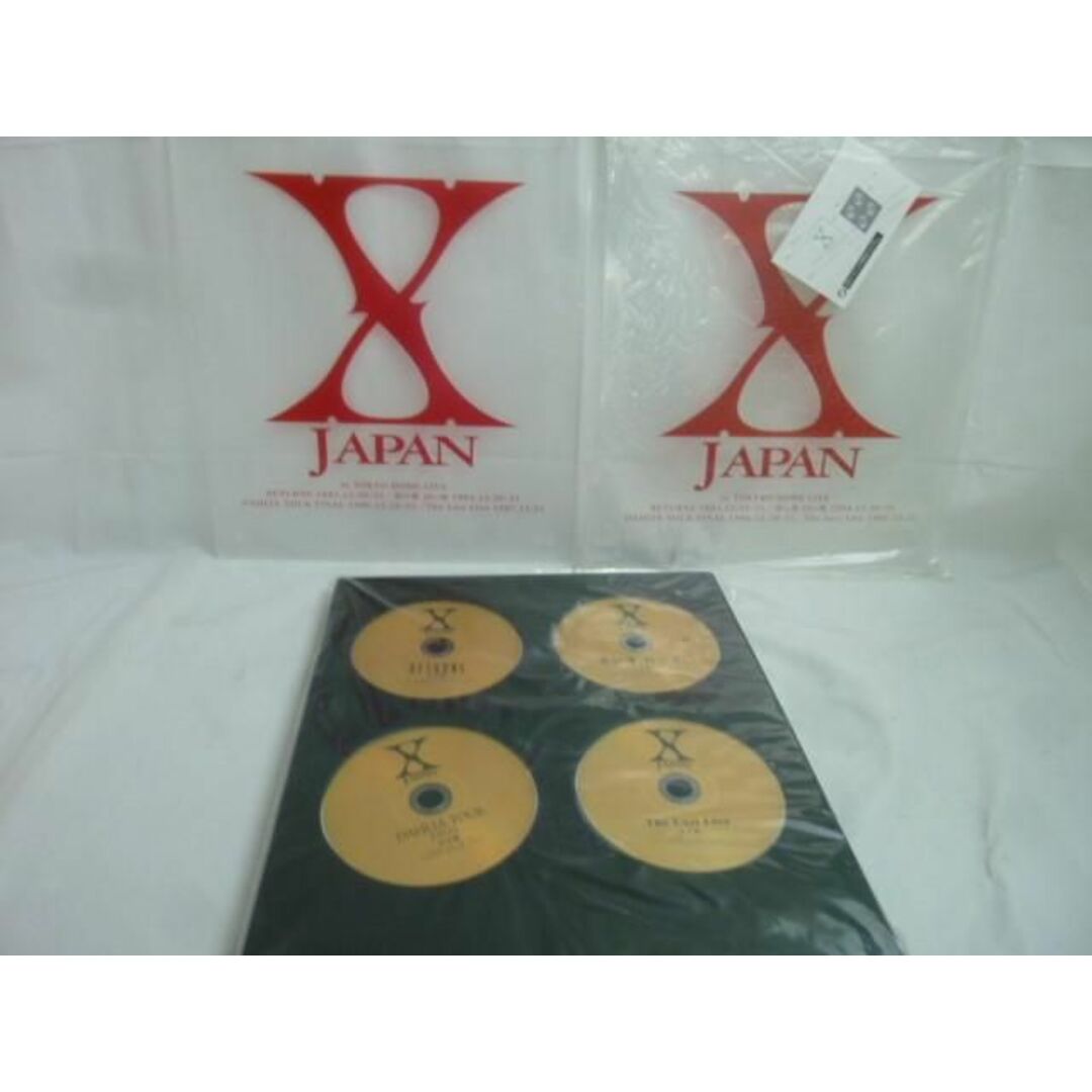 品 X JAPAN DVD購入者特典非売品レプリカゴールドディスクスタンド
