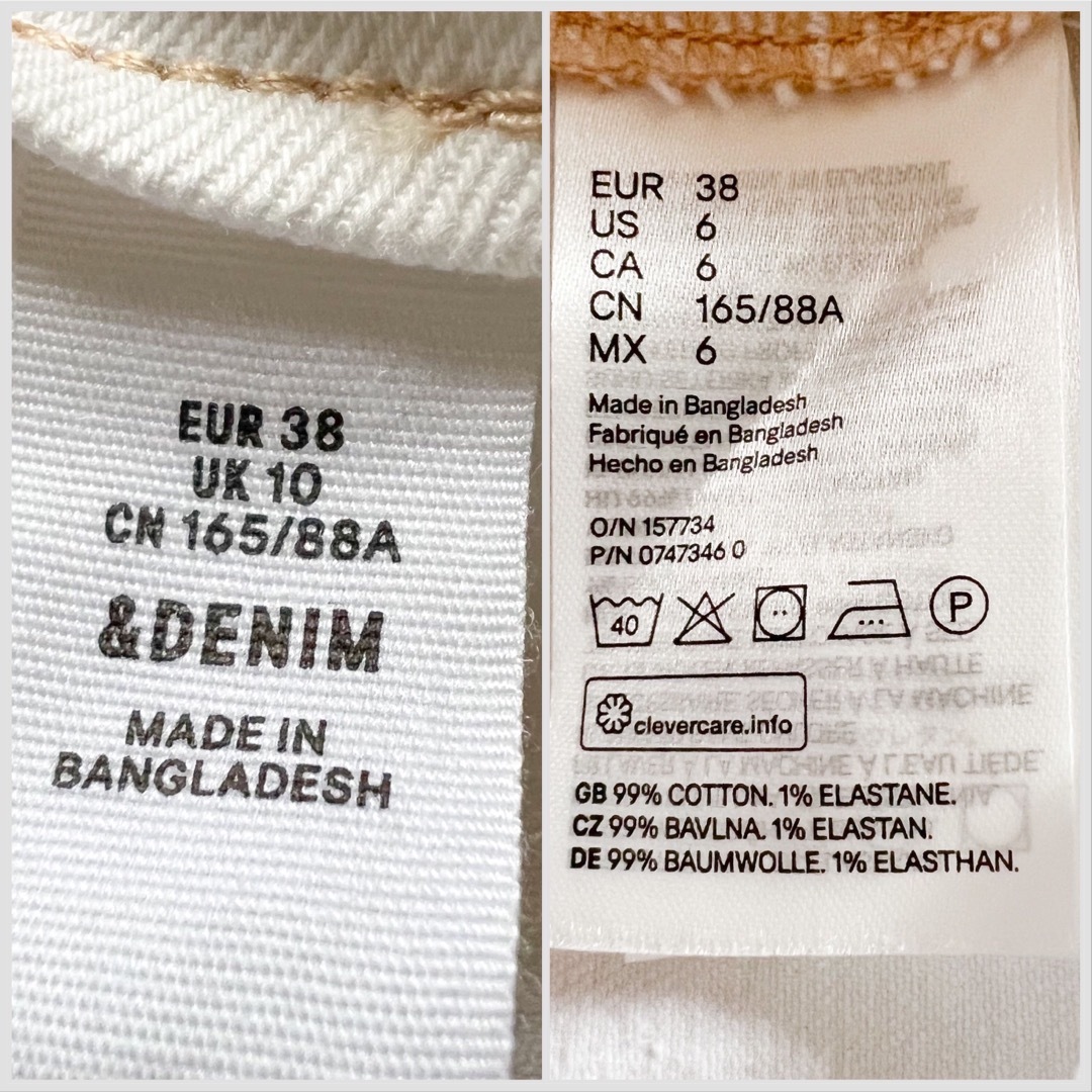 H&M(エイチアンドエム)のH&M【未使用/タグなし】38（11号サイズくらい）デニムジャンパースカート レディースのスカート(その他)の商品写真