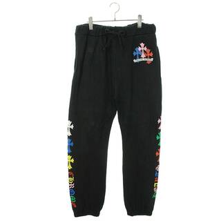 クロムハーツ(Chrome Hearts)のクロムハーツ  MLTCOL CEM CRS SWEAT PANTS セメタリークロススウェットロングパンツ メンズ L(その他)