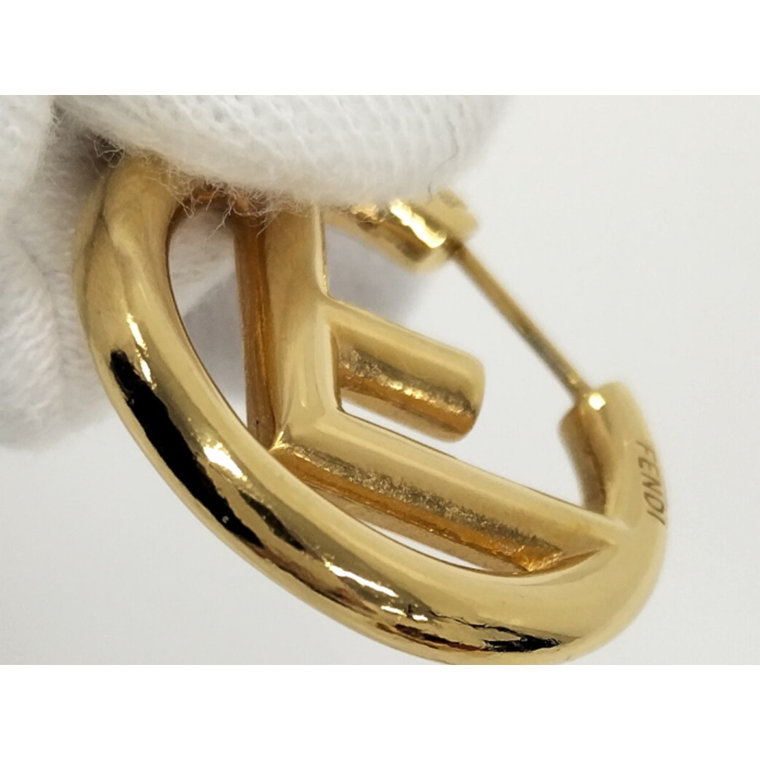FENDI - FENDI ピアス エフ イズ フェンディ フープ Fロゴ FENDI - FENDI ピアス エフ イズ フェンディ フープ Fロゴ