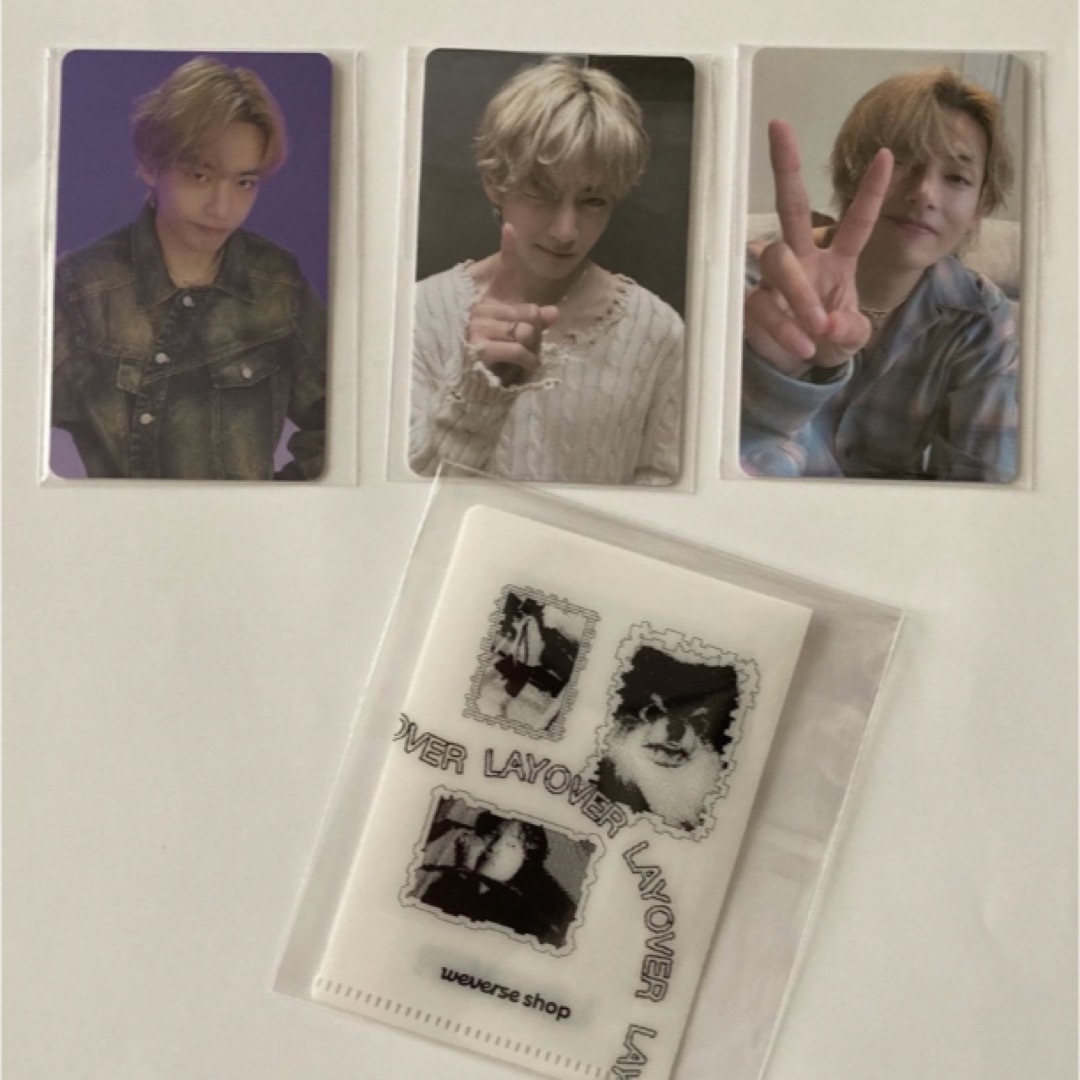 防弾少年団(BTS) - BTS V テテ アルバム「Layover」weverse 特典 PVC