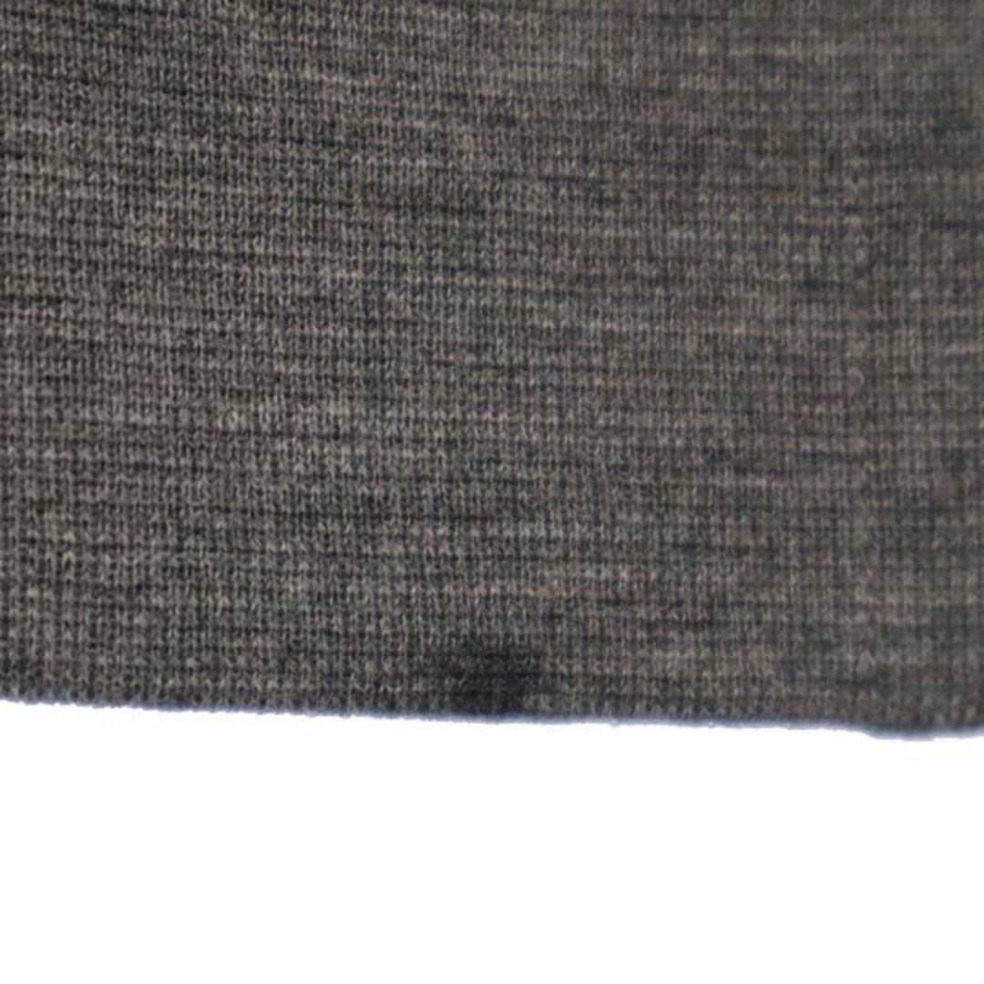 イヴサンローラン 日本製 ウール100％ スカート 9号 グレー系 YVES SAINT LAURENT レディース   【231003】