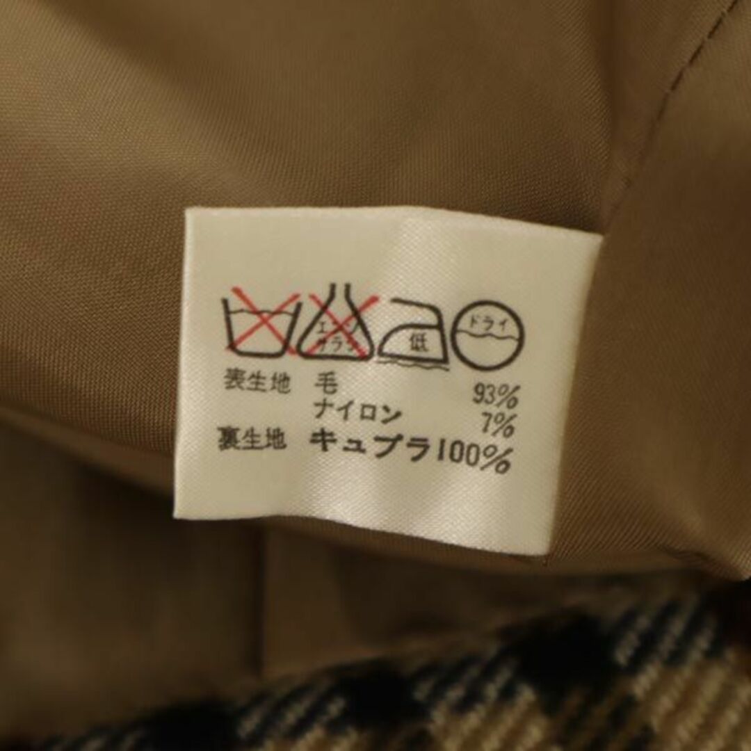 DAKS - ダックス ウールブレンド チェック タックスカート 66-92