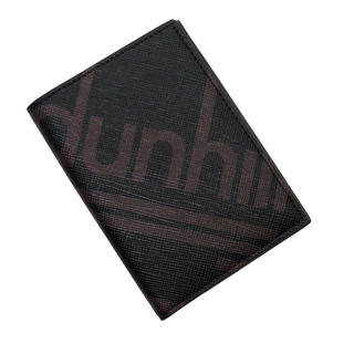 Dunhill - ダンヒル Dunhill カードケース パスケース レザー ブラック メンズ 送料無料【中古】 h28248f