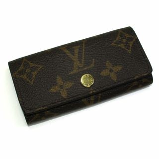 ルイヴィトン(LOUIS VUITTON)のLOUIS VUITTON ミュルティクレ4 4連キーケース モノグラム ブルー(キーケース)