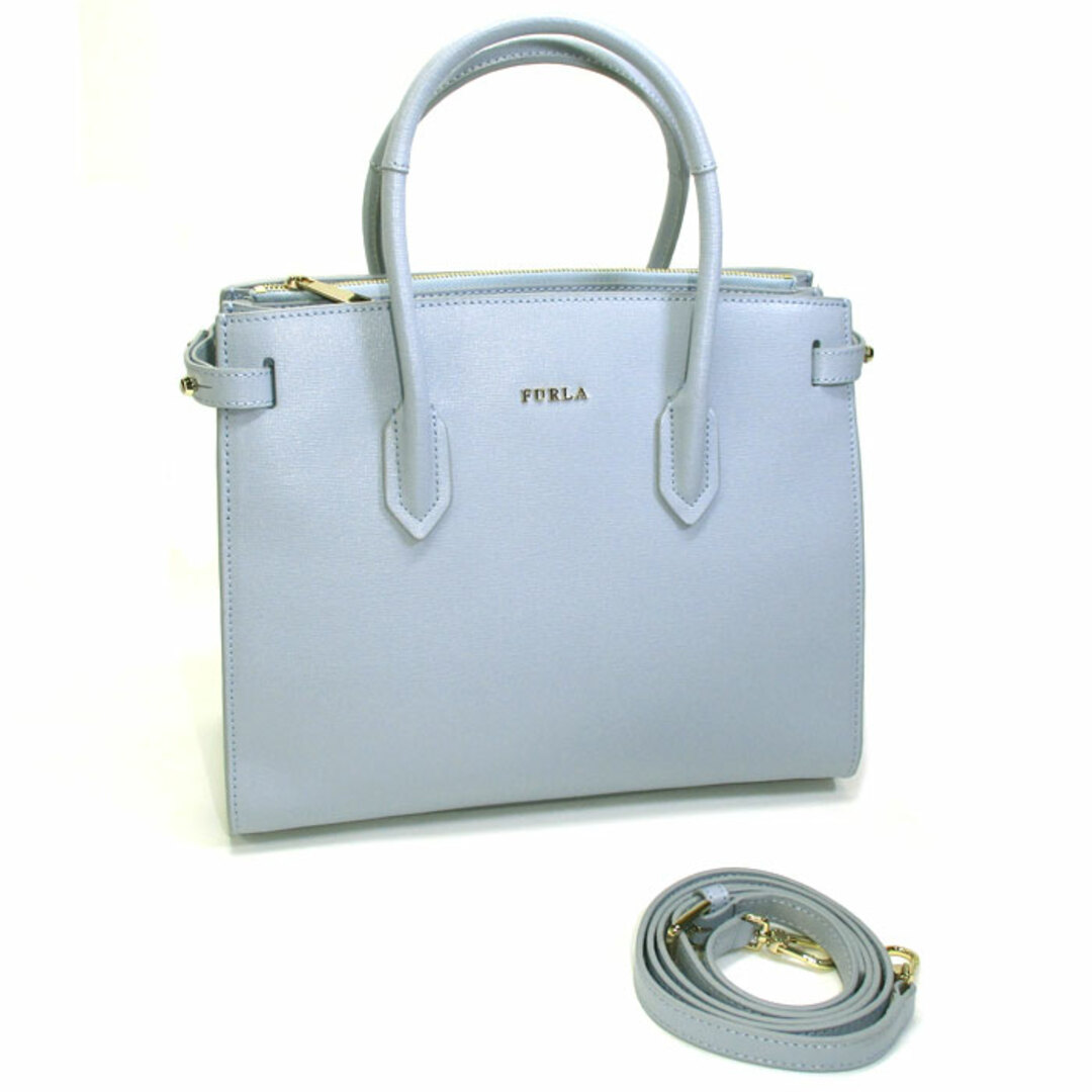 FURLA ピン S トートバッグ 2WAY ショルダーバッグ レザー