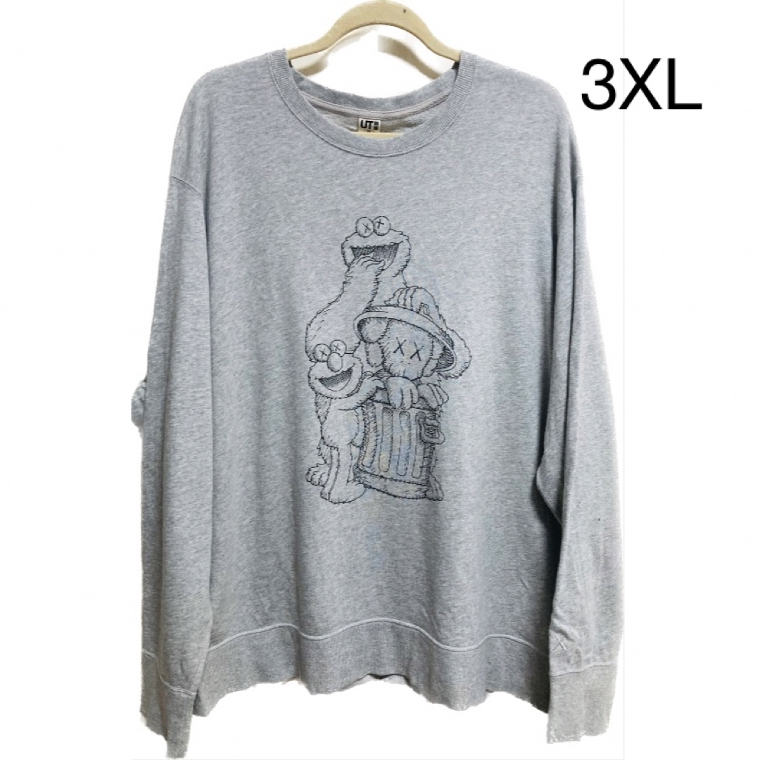 KAWS × セサミストリート ★トレーナー 3XL