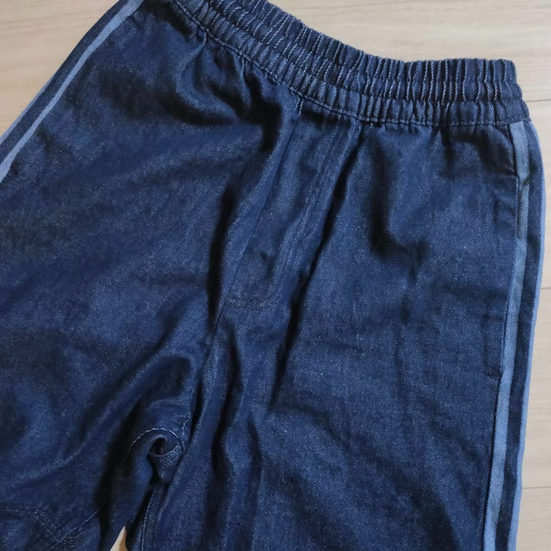 アディダス インディゴブルー デニム ジャージパンツ adidas 女性S