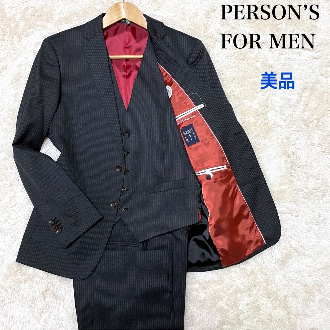 08【新品未使用】パーソンズ フォー メン スーツ YA5 メンズ スリム M