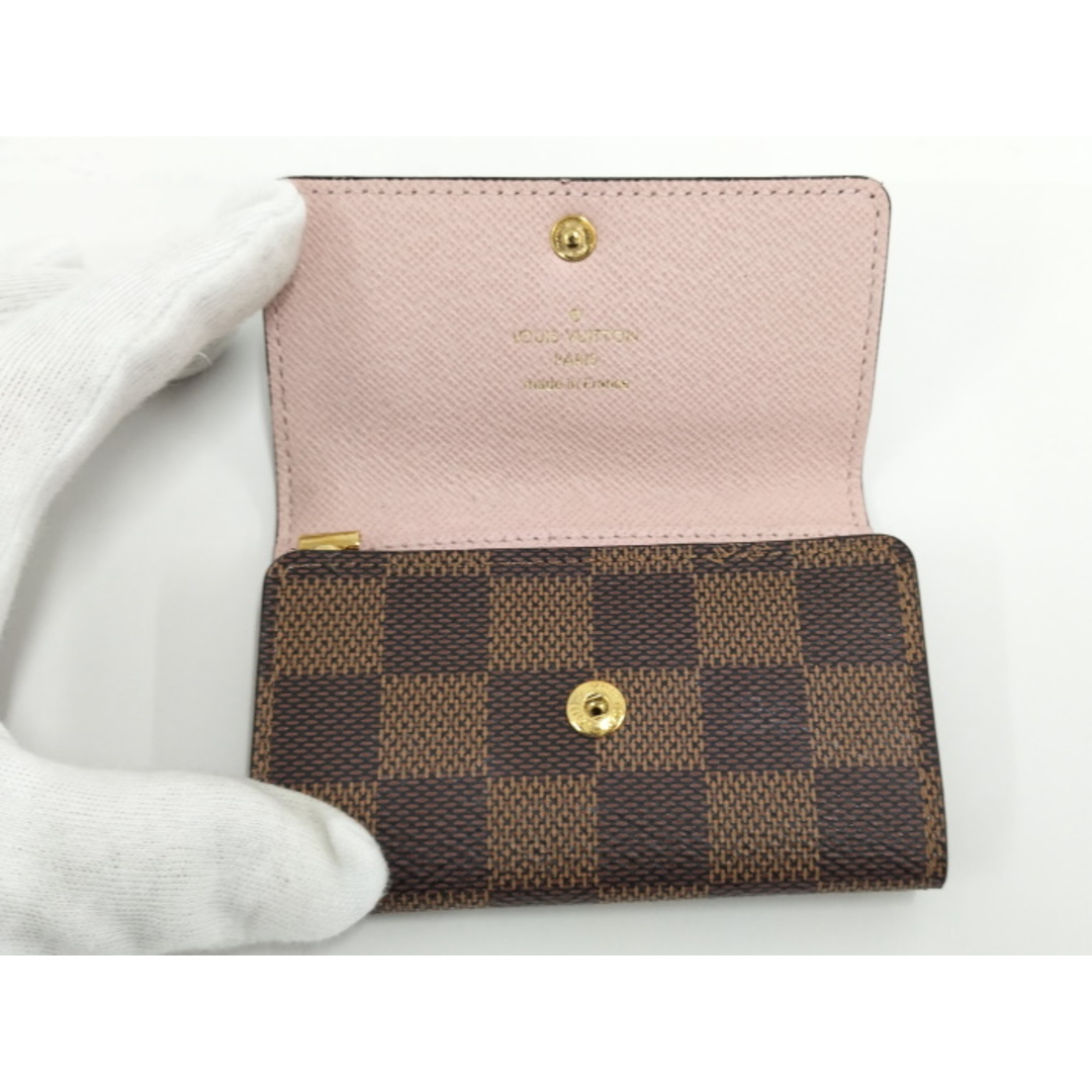 LOUIS VUITTON ミュルティクレ6 6連キーケース ダミエ エベヌ LOUIS VUITTON ミュルティクレ6 6連キーケース ダミエ エベヌ
