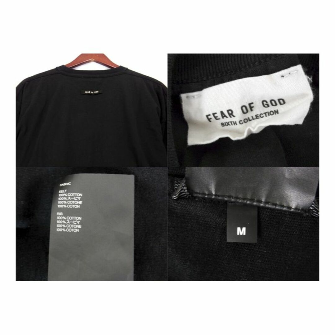 フィア オブ ゴッド FEAR OF GOD ■ 6th 【 Sixth Collection FG Logo Tee 】 リフレクティブ FG ロゴ Tシャツ　n3557