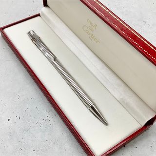 【Cartier】カルティエ ディアボロ ドゥ カルティエ ボールペン ブラック×ゴールド金具/ng0643