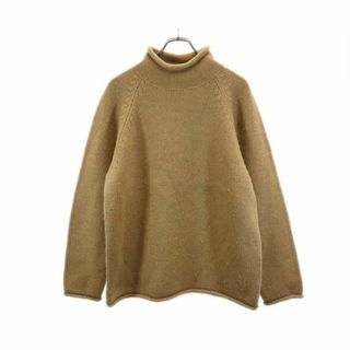 ジェイクルー(J.Crew)のジェイクルー ウール100％ ニット M ベージュ J.CREW 長袖 セーター メンズ 【中古】  【231004】(ニット/セーター)