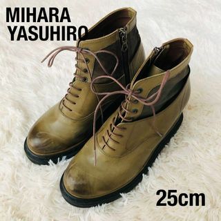 MIHARAYASUHIRO - MIHARA YASUHIROミハラハスヒロインヒールブーツ25cm