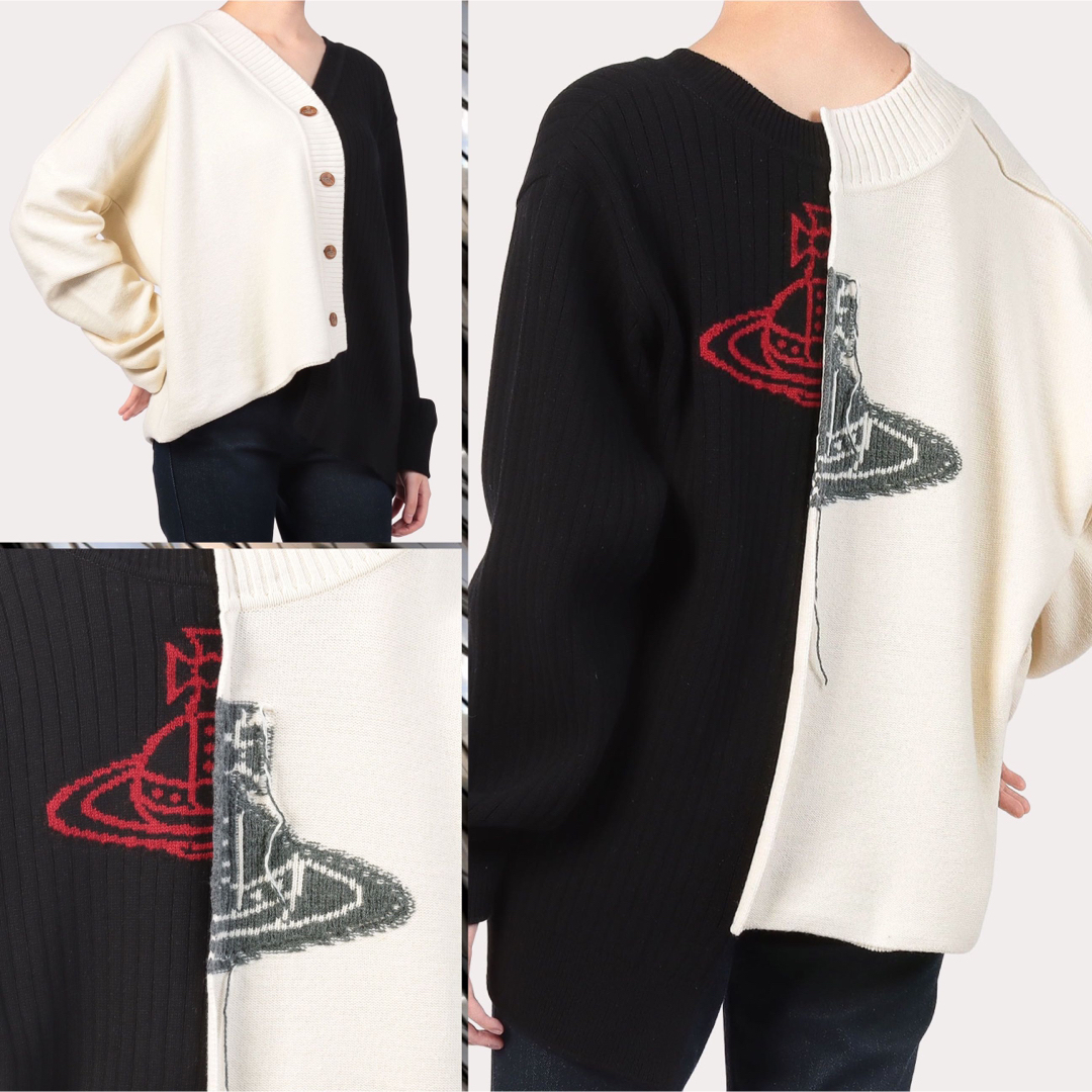 Vivienne Westwood 22AW リメイクORB カーディガン-
