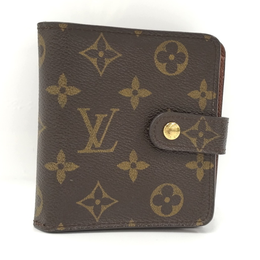 LOUIS VUITTON - LOUIS VUITTON コンパクトジップ 二つ折り財布