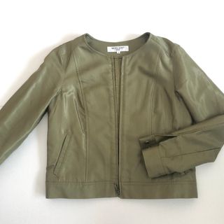 ナチュラルビューティーベーシック ノーカラージャケット(レディース