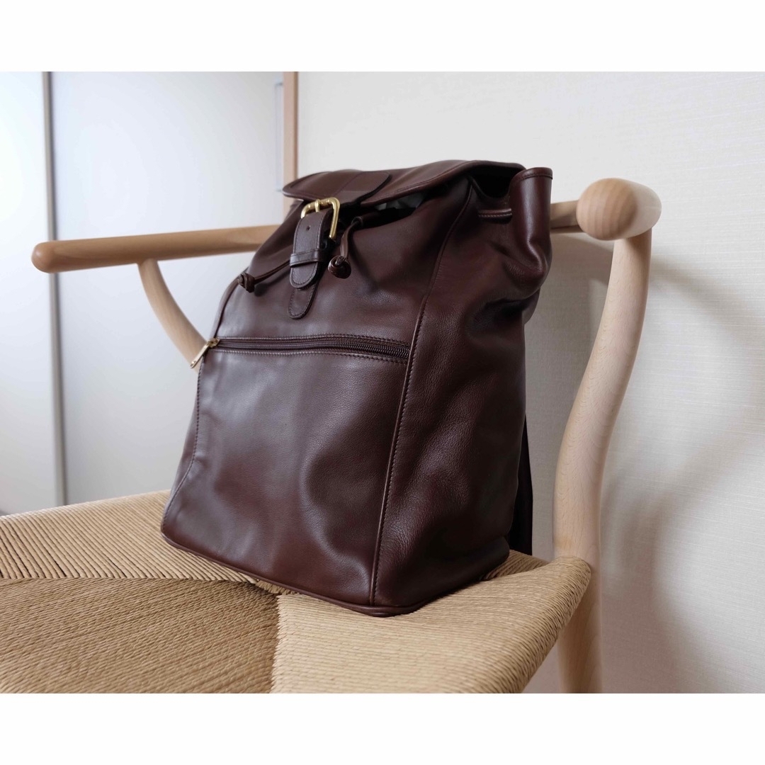 COACH(コーチ)のコーチ COACH リュック バックパック オールレザー 本革 大容量 ブラウン メンズのバッグ(バッグパック/リュック)の商品写真