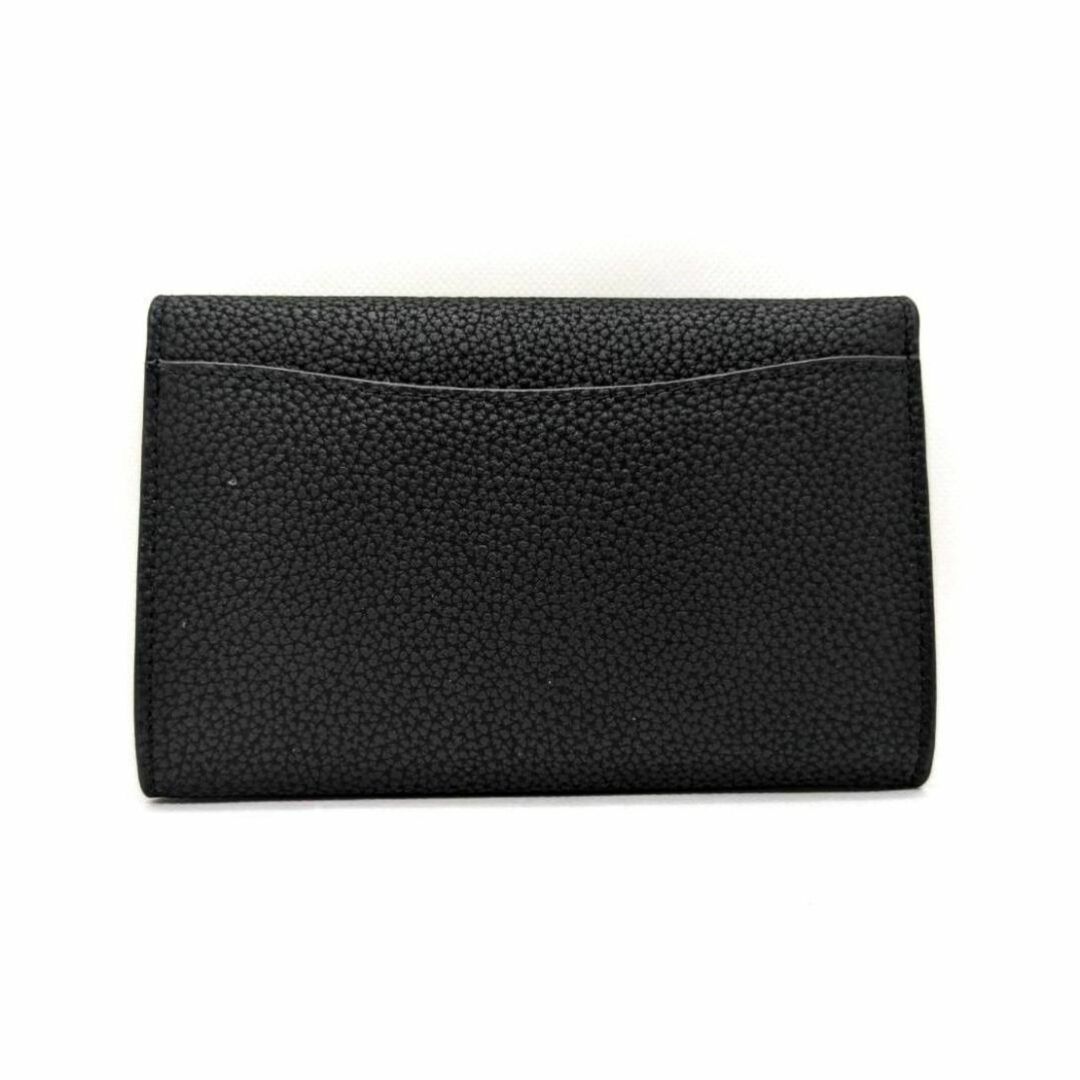 ✨ COACH ペブルド レザー クリオ ウォレット ブラック【秋コーデ】