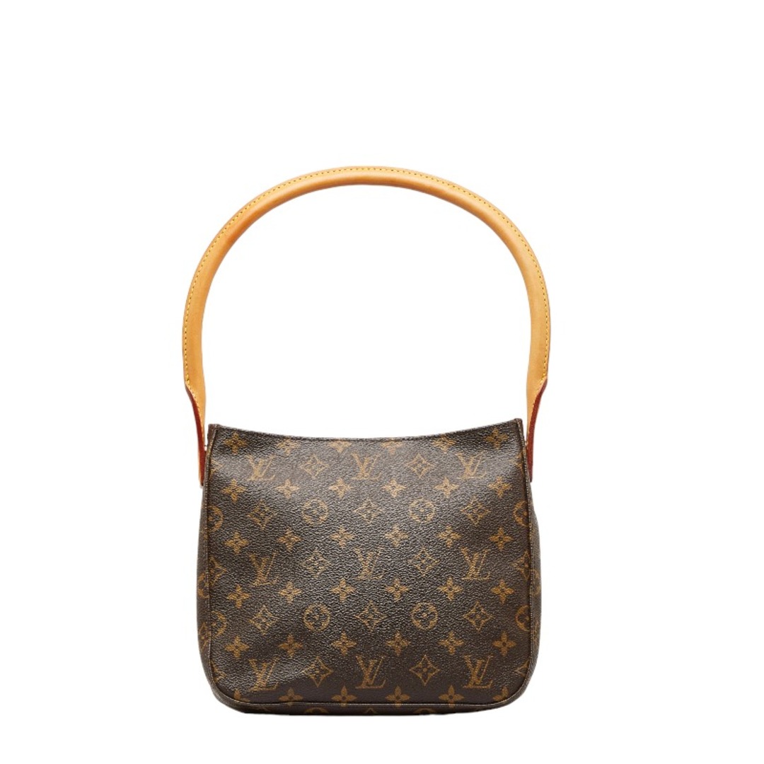 ルイ ヴィトン モノグラム ルーピングMM ショルダーバッグ M51146 PVC レディース LOUIS VUITTON 【222-19412】